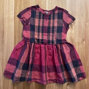 Burberry Plaid Dress 5Y 110cm